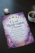 Goal Manifestation Planner Printable | Entrepreneur Vision Template | Mindset Planner PDF | Manifestation Spreadsheet | Instant Download